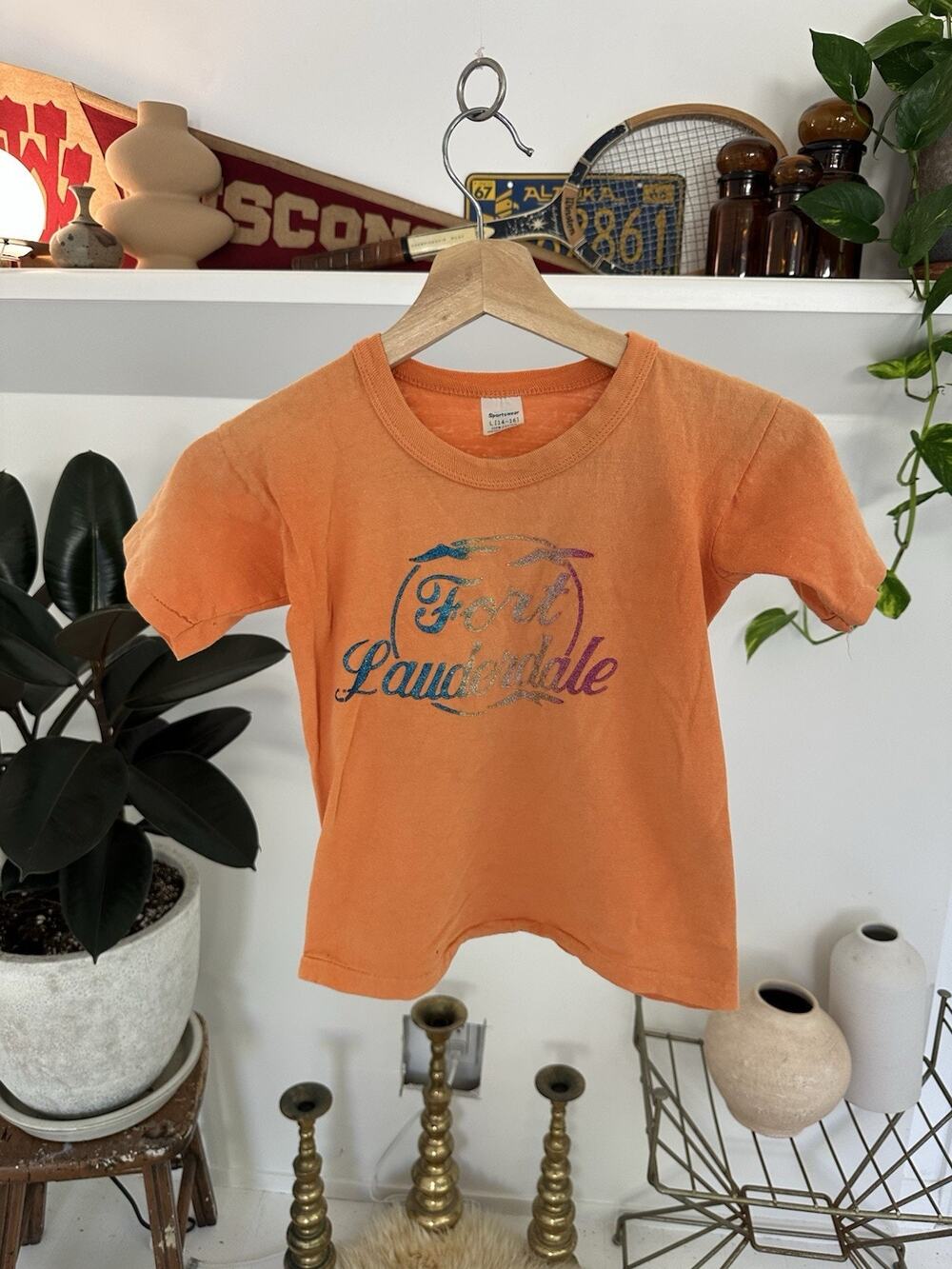Vintage Single Stitch 1970s Fort Lauderdale Youth L 14-16 Tshirt